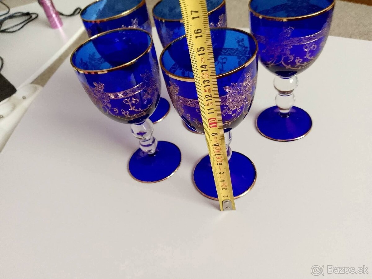 Poháre modré - 3