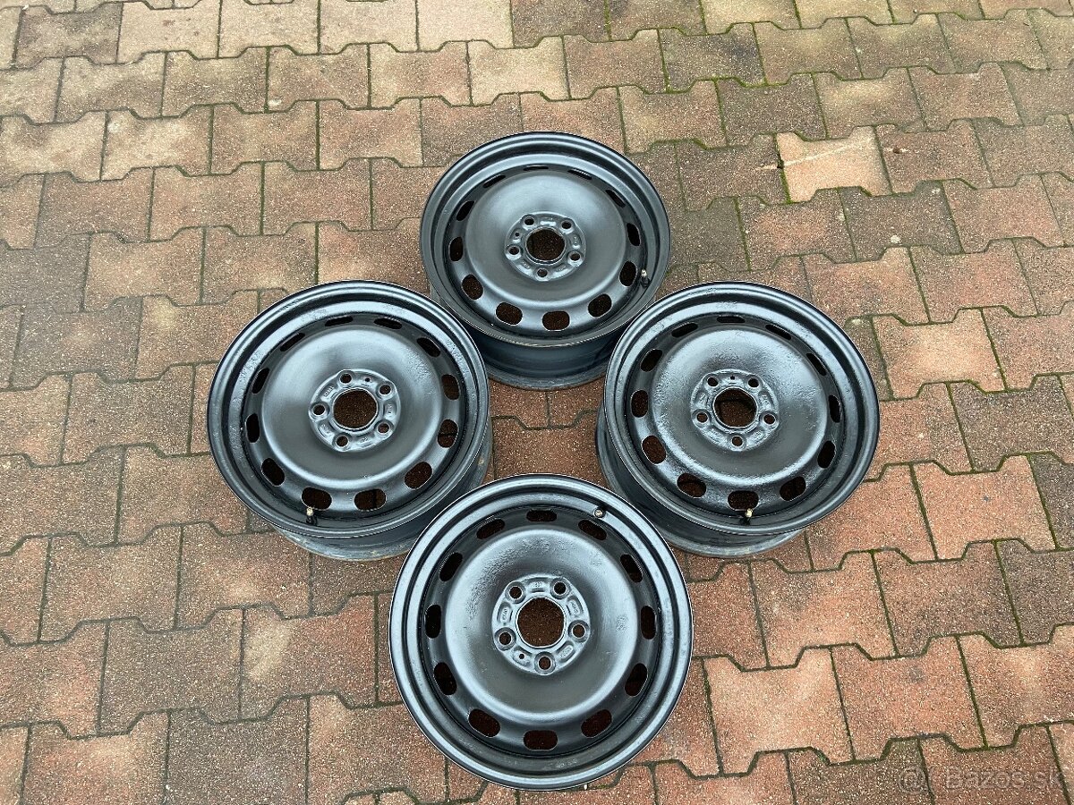 5x108 R15 plechove disky - 3