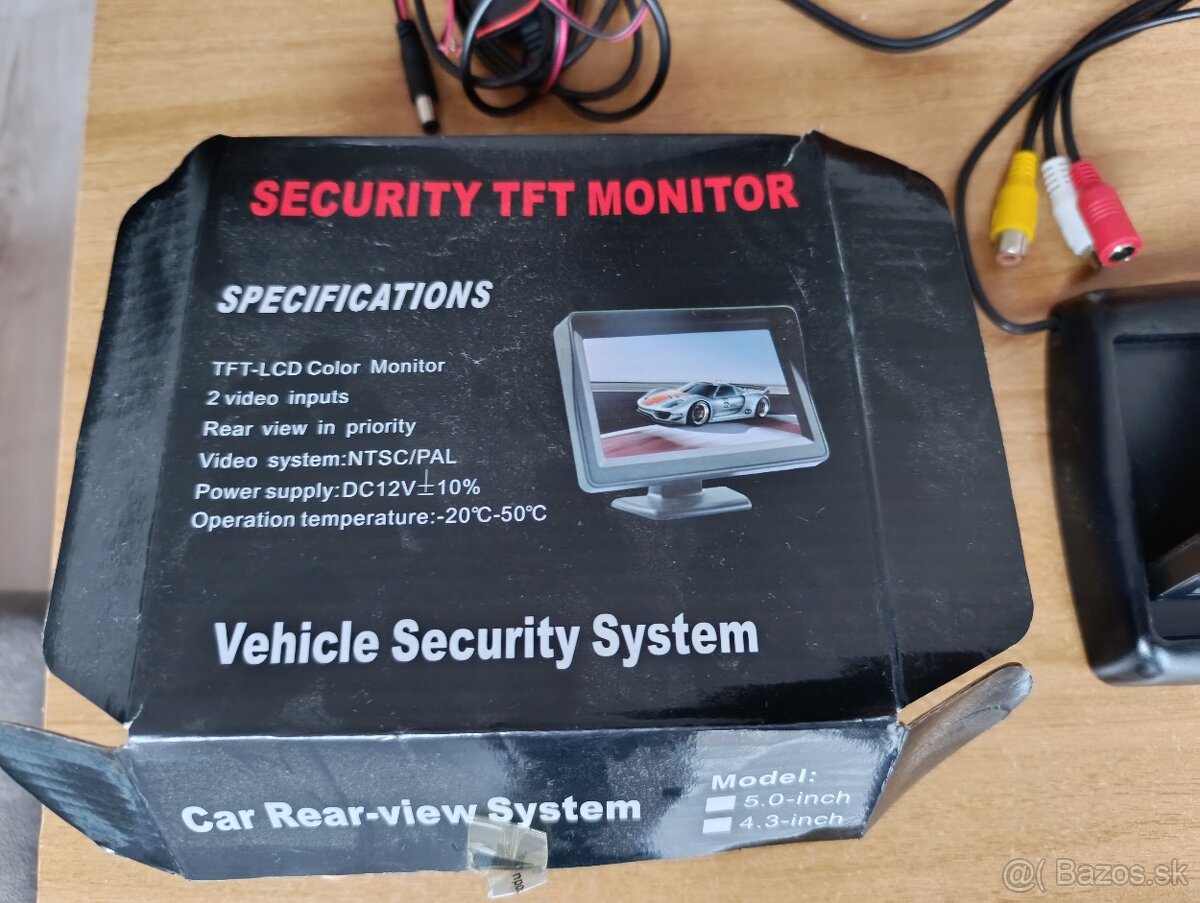 AUTO KAMERA WIRELESS BEZDROTOVA S DISPLEJOM - 3