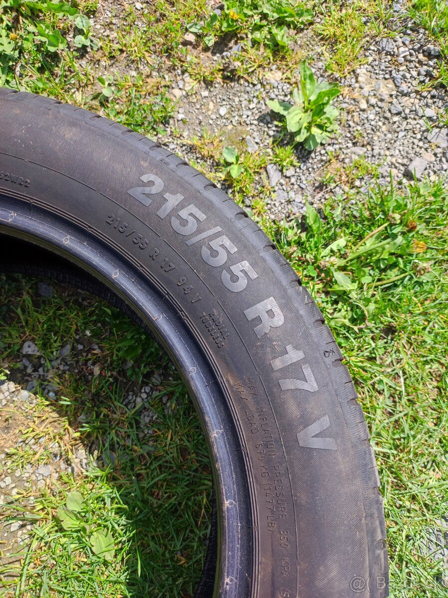2x 215/55 R17 letne 40€ - 3