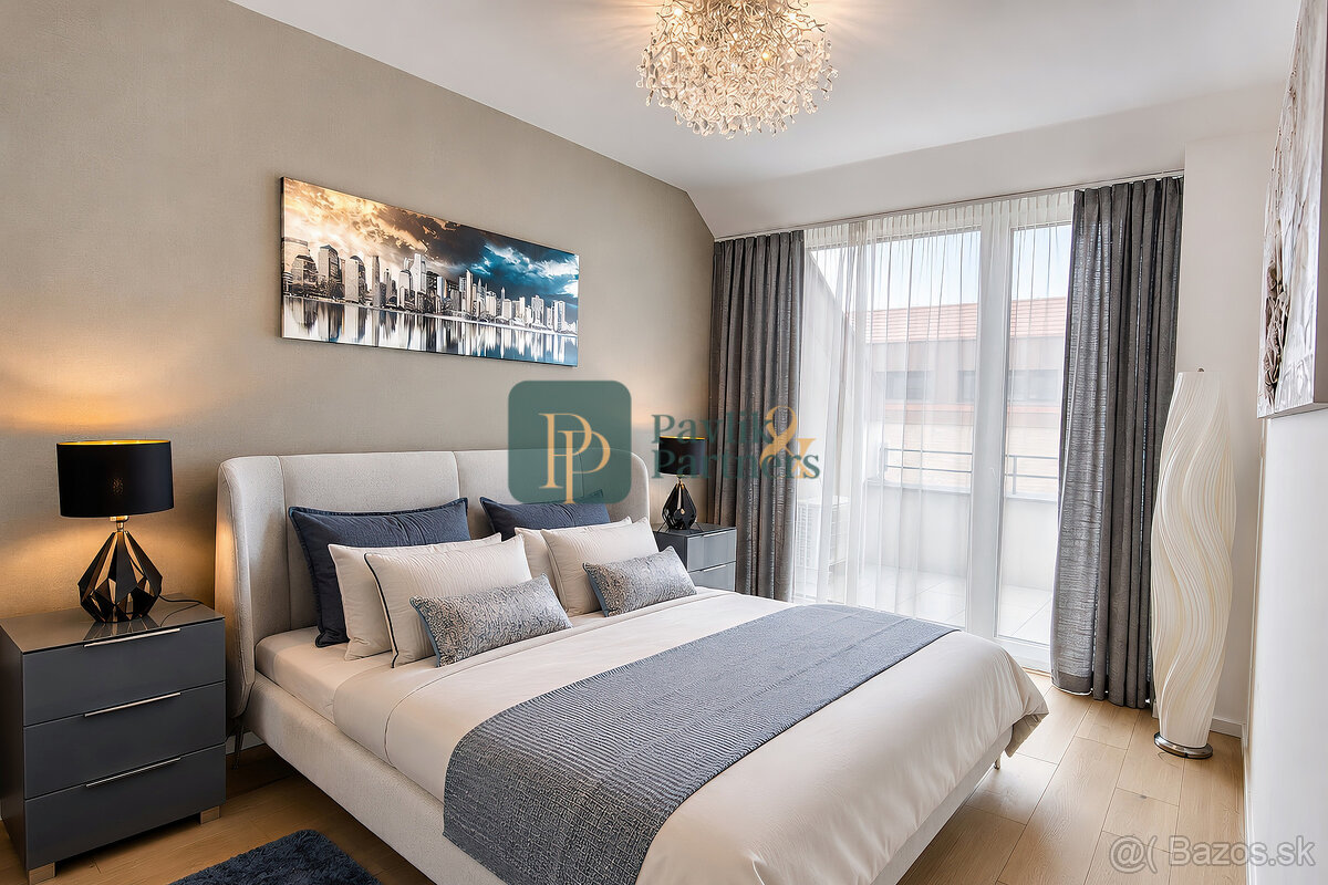 Predaj luxusný 2izbový byt pod Hradom, novostavba, parkovaci - Pohľad 3