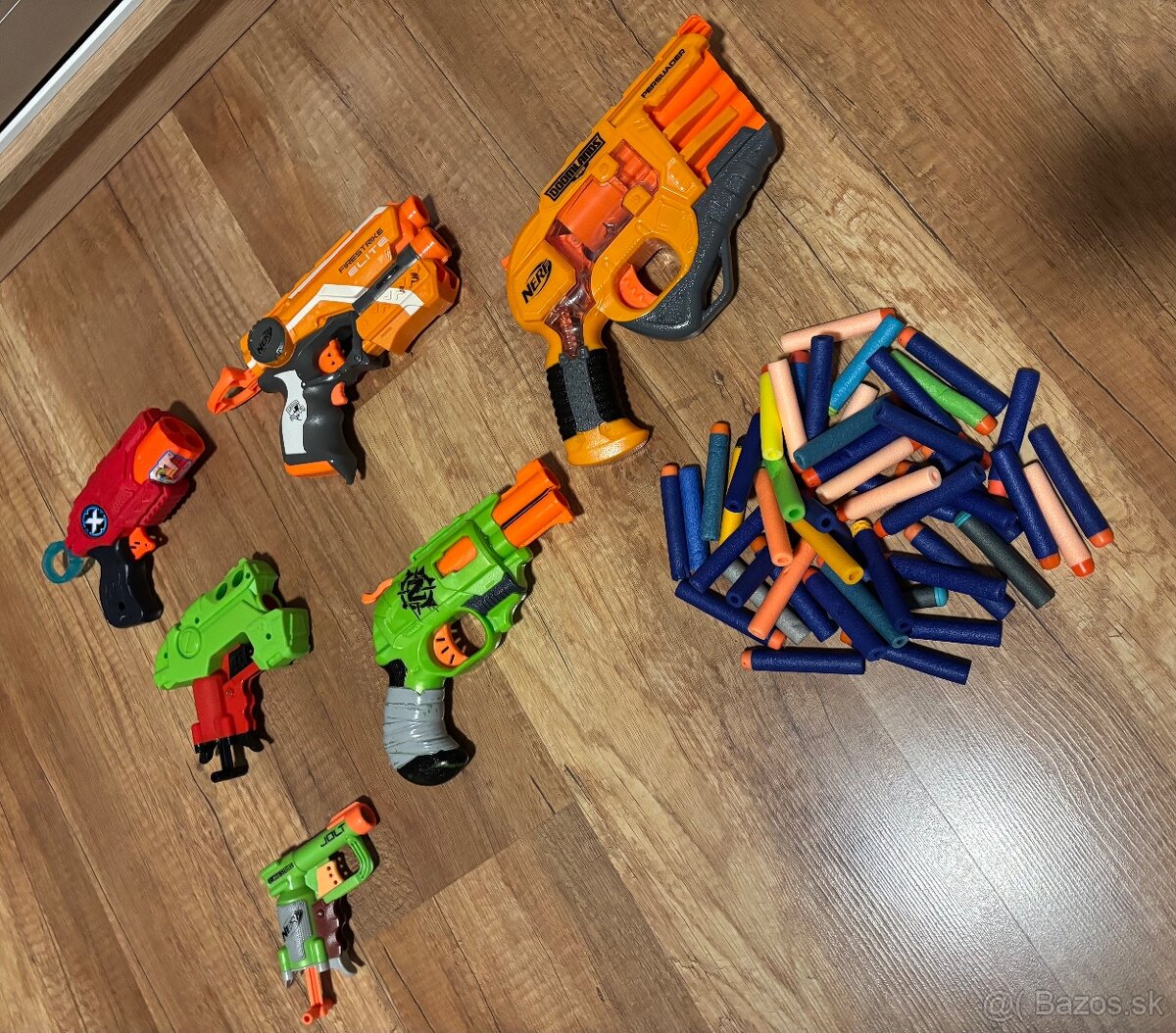 Nerf detské zbrane + náboje - 3