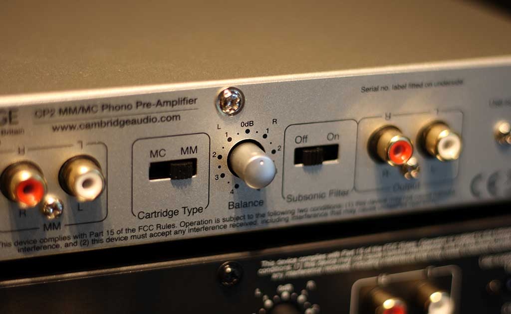 Gramofónový predzosilňovač Cambridge Audio CP2 - 3