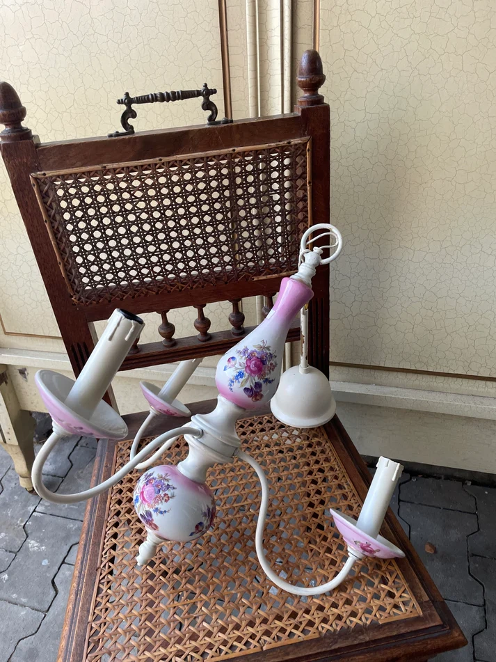 Luster, porcelan, kov, 45 x 43 cm - 3