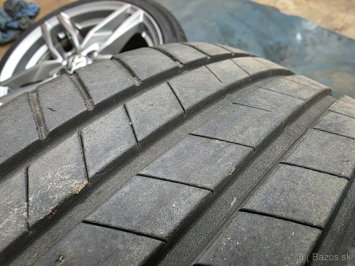 4ks 17" elektrony VW SKODA 7J ET38+215/40R17 6mm - 3