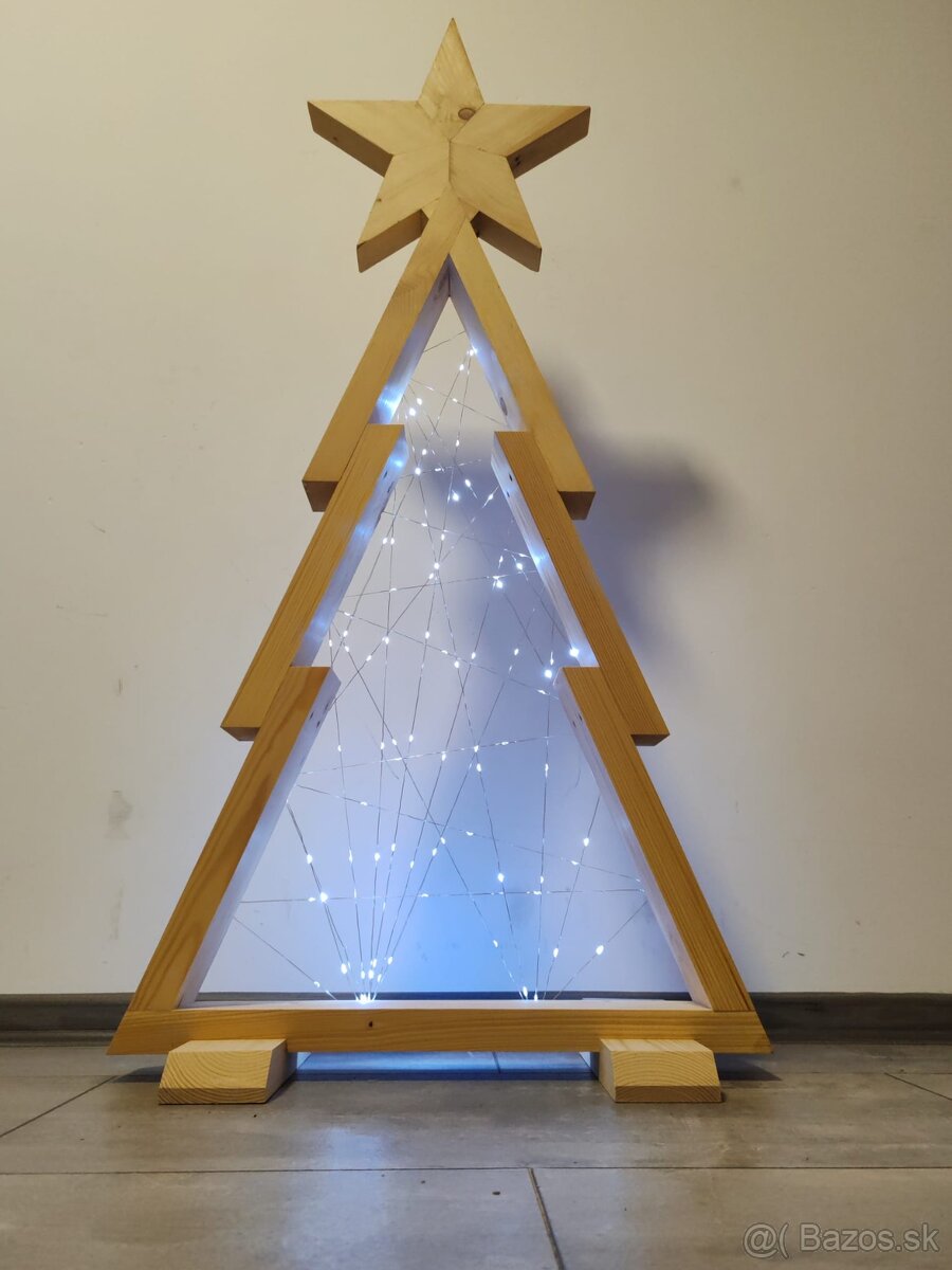 Drevený Vianočný stromček - 3
