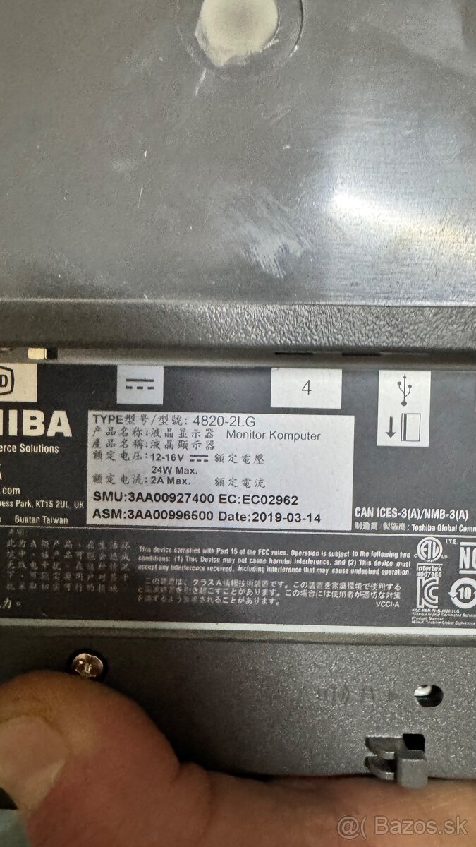 POS Dotykový monitor Toshiba - 3