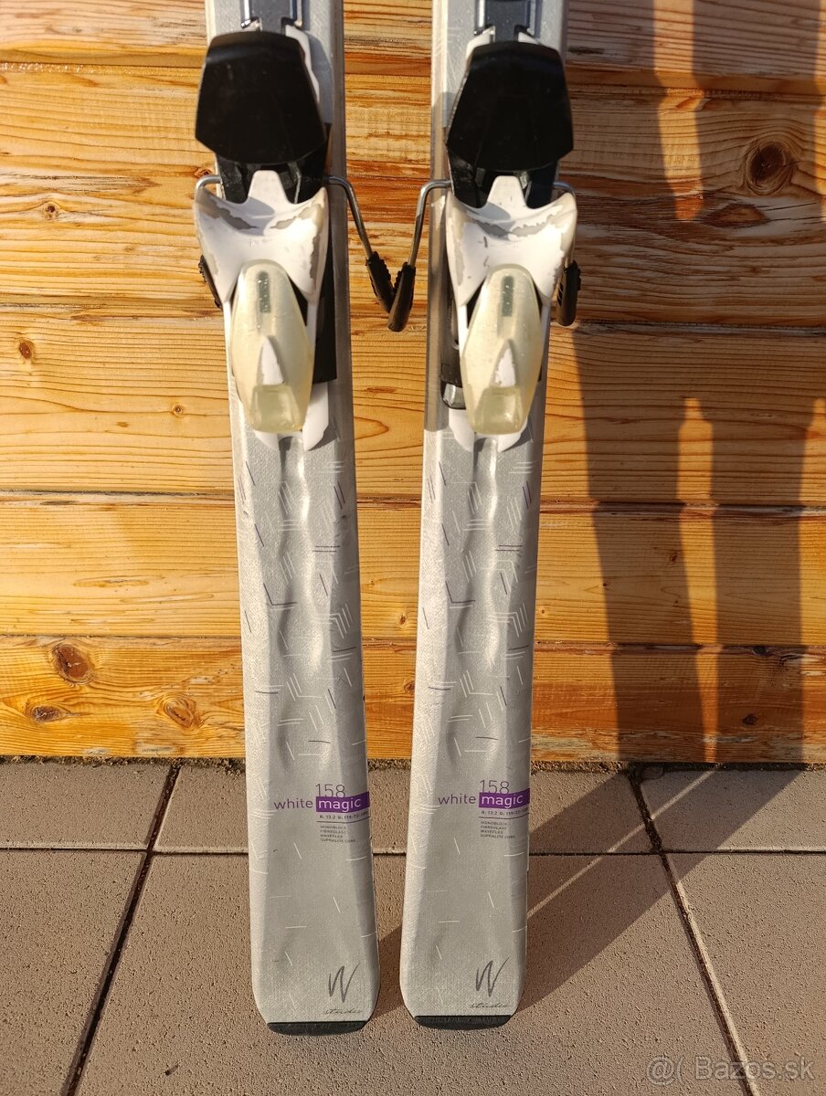 LYŽE ELAN WHITE MAGIC 158CM + SALOMON QST R70 25CM - 3