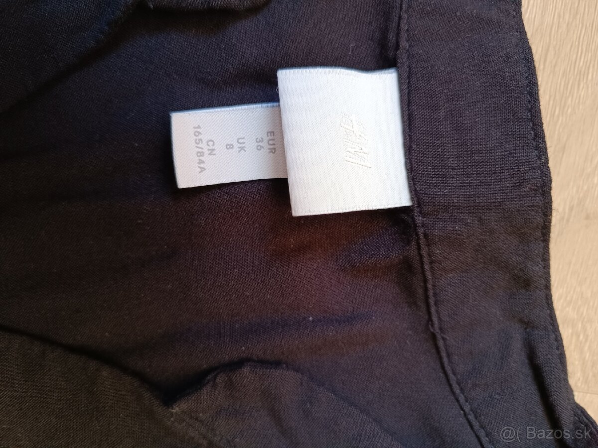 Čierne ľahké šaty - 3