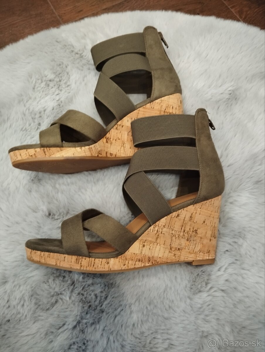 Sandále na platforme Graceland veľmi 39 - 3