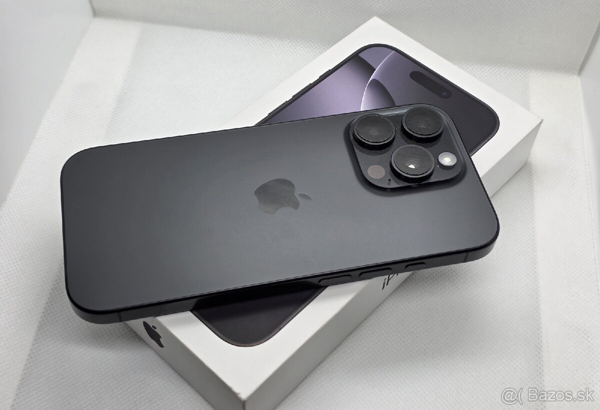 Apple iPhone 16 PRO 128GB Black Titanium - ZÁRUKA - 3