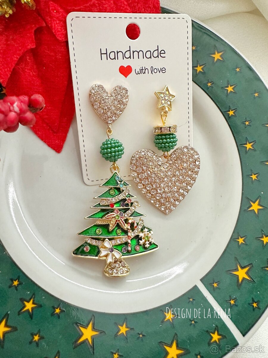 Vianočné náušničky - 3