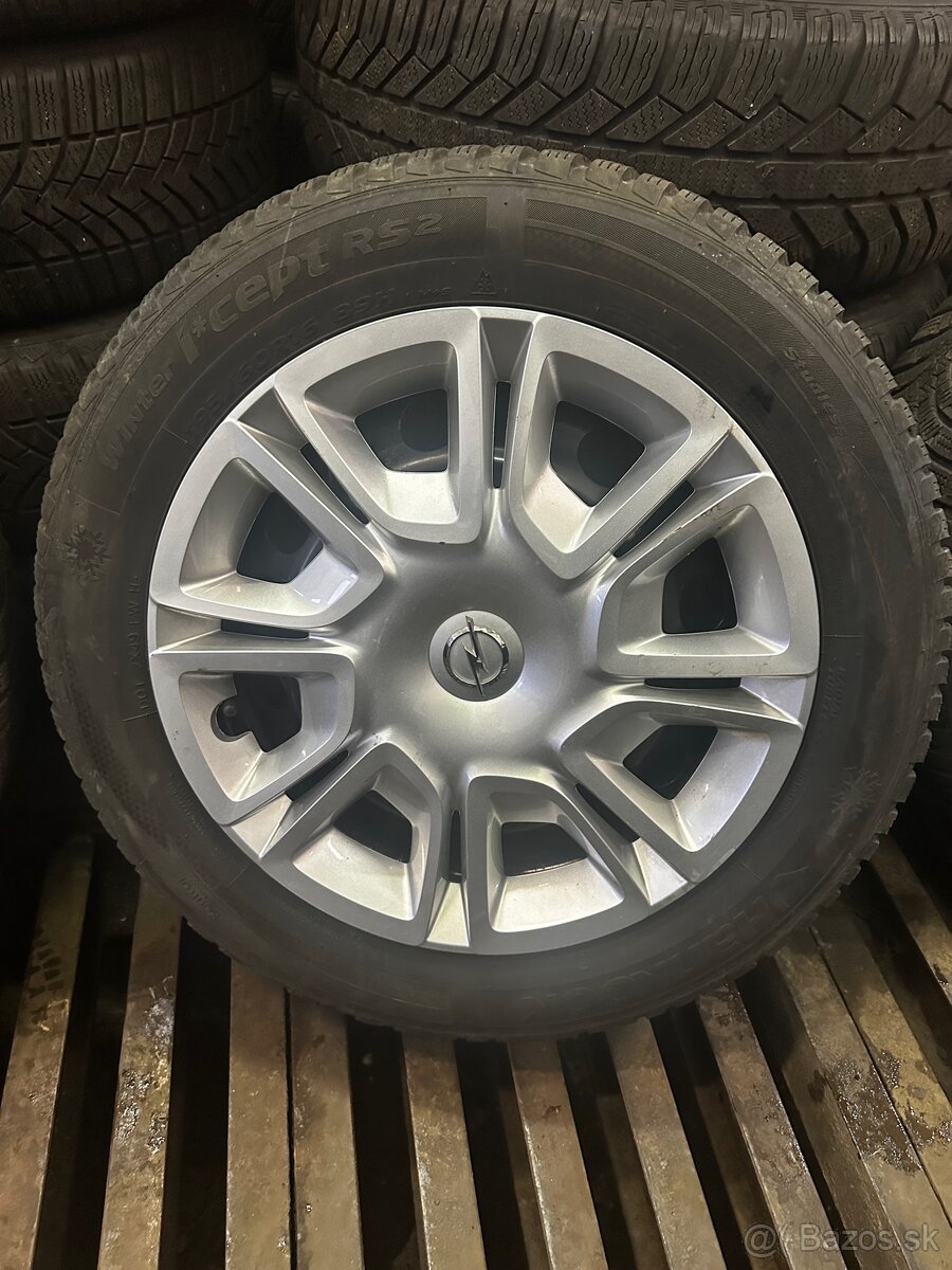 4x108 R16 6,5J ET20 + 195/60 R16 89H Hankook zimné - 3