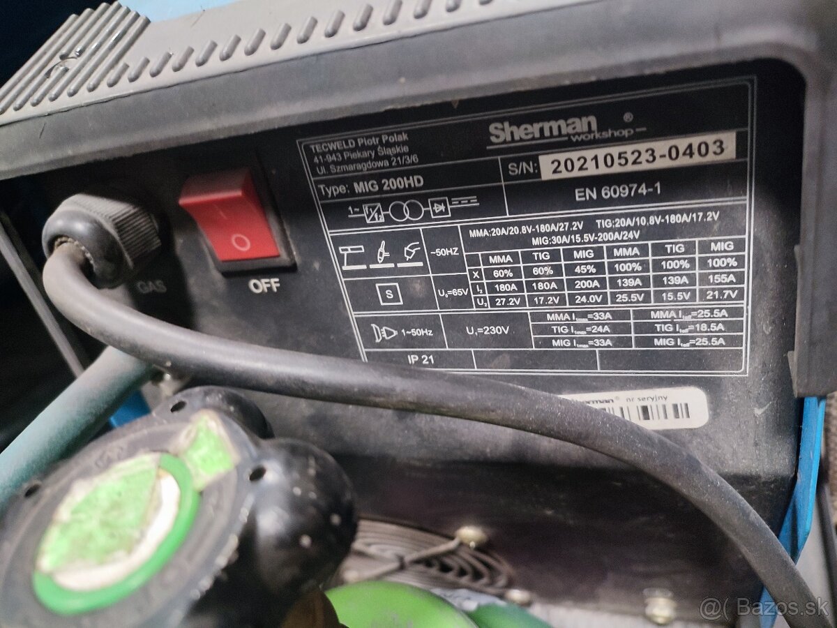 Zvaracka co2 Sherman Mig200HD - 3