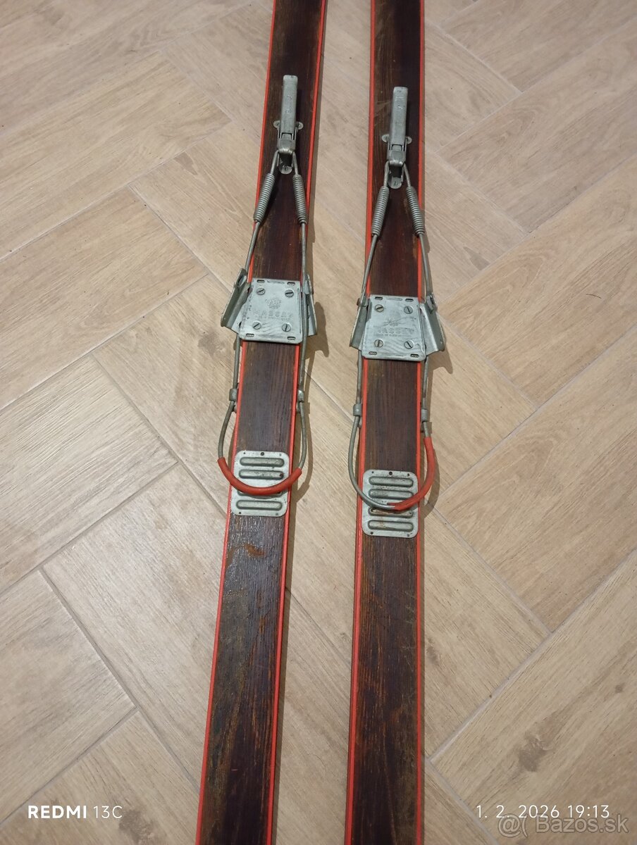 Staré drevené lyže - 3