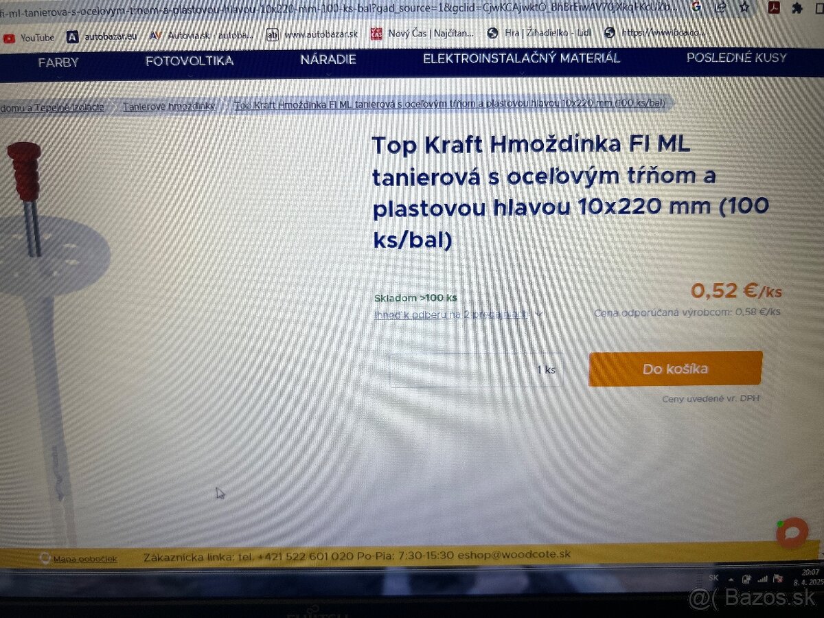 Predam hmoždinky do polystyrenu 10-220 mm - 3