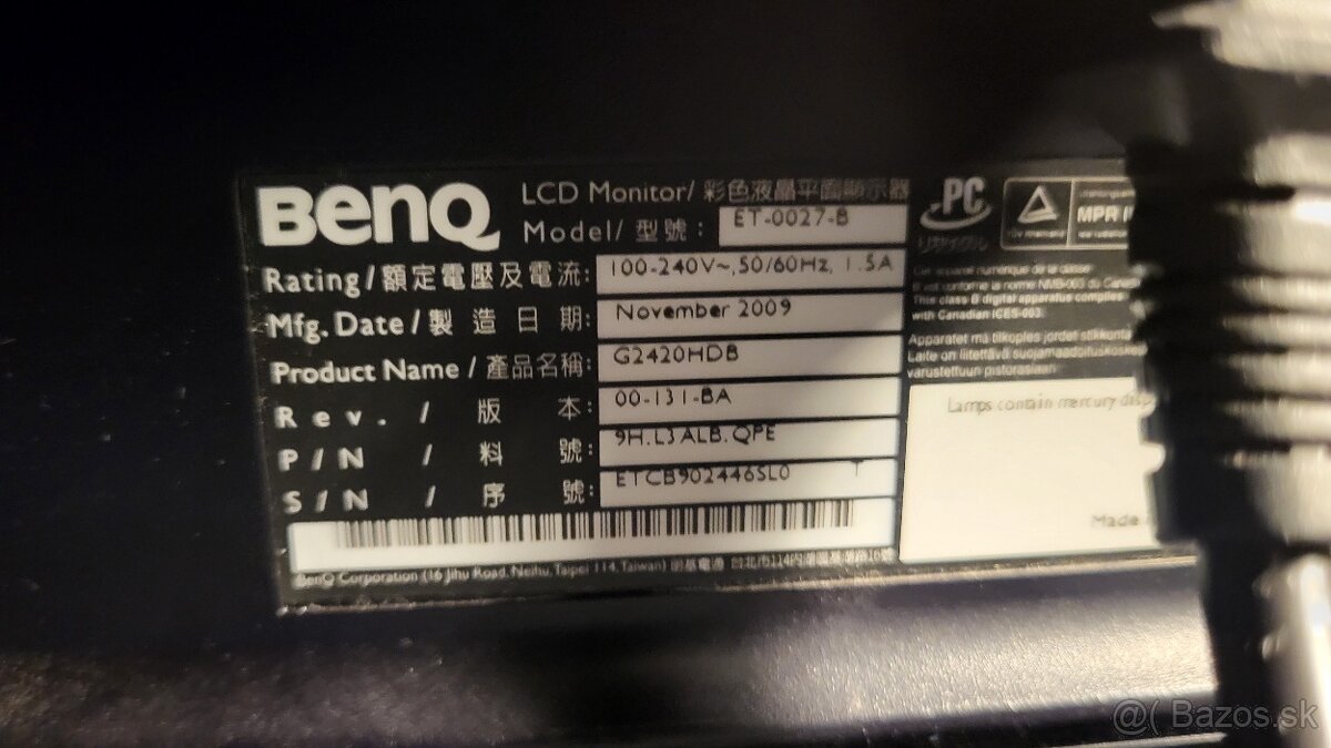 BENQ G2420HD - 3