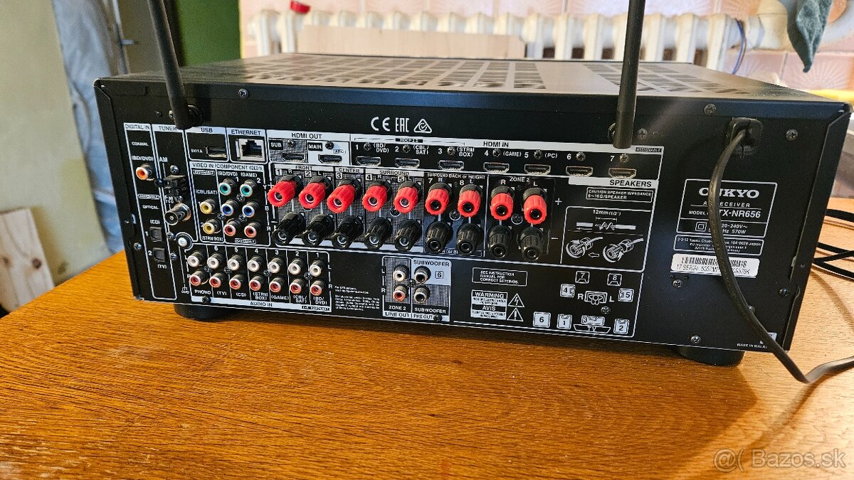 Onkyo reciver TX -NR656 - 3