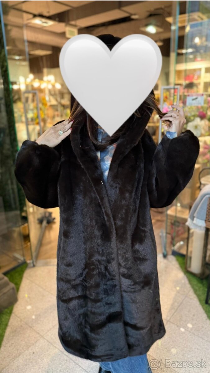 Hnedý kabát dlhý - 3