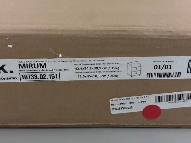 Nočný stolík / skrinka pod stôl Mirum - 3