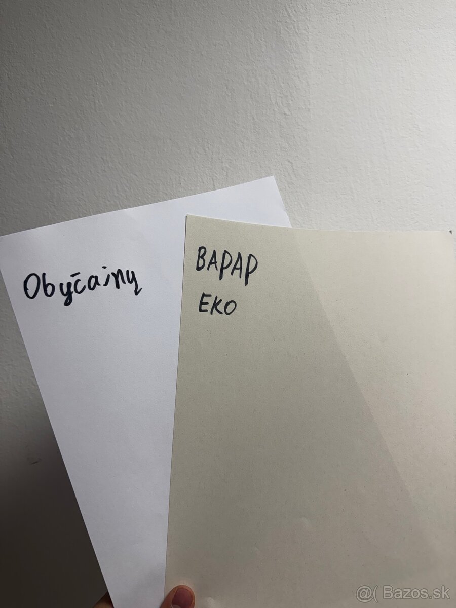 Ekologický kopírovací papier A4 – krémová farba - 3