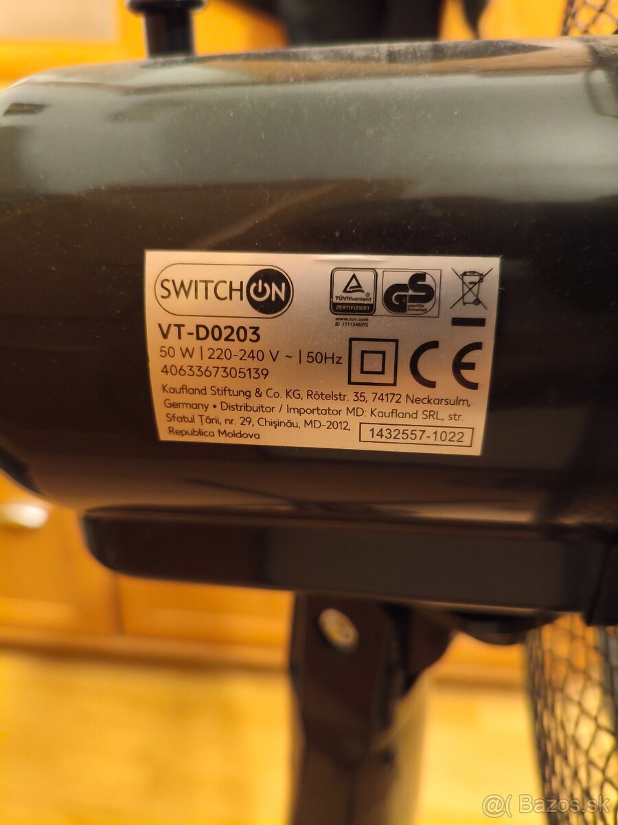 Stojanový ventilátor SWITCH ON VT-D0203 - 3