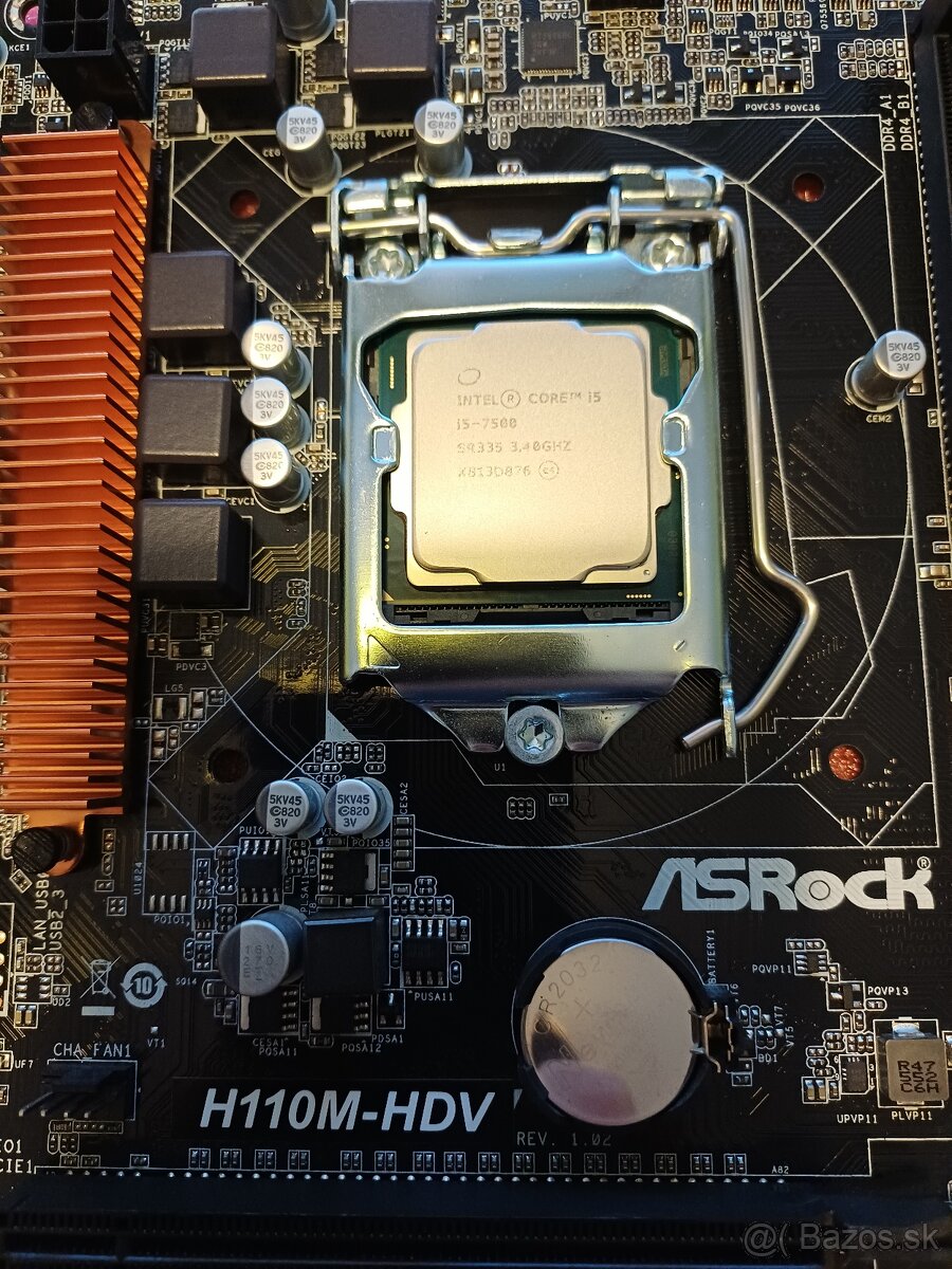 Asrock H110m-hdv + Intel i5-7500 - 3