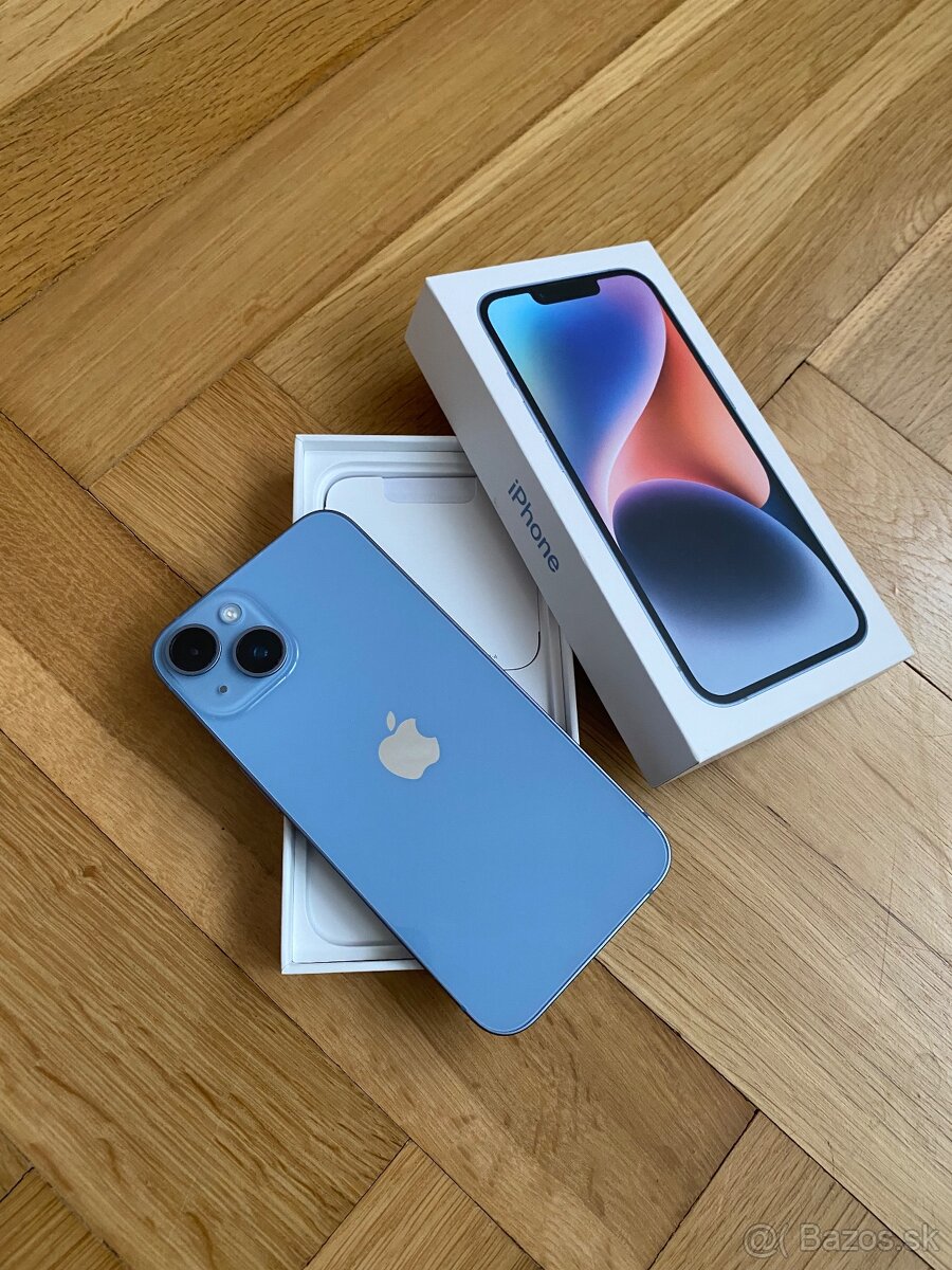 📱iPhone 14,Blue/ Purple 128 GB - 3