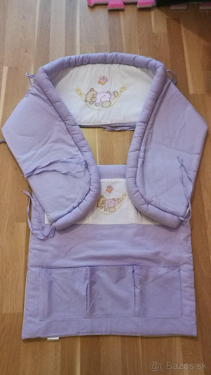 Súpravička do postieľky-Macko na mesiačiku - 3