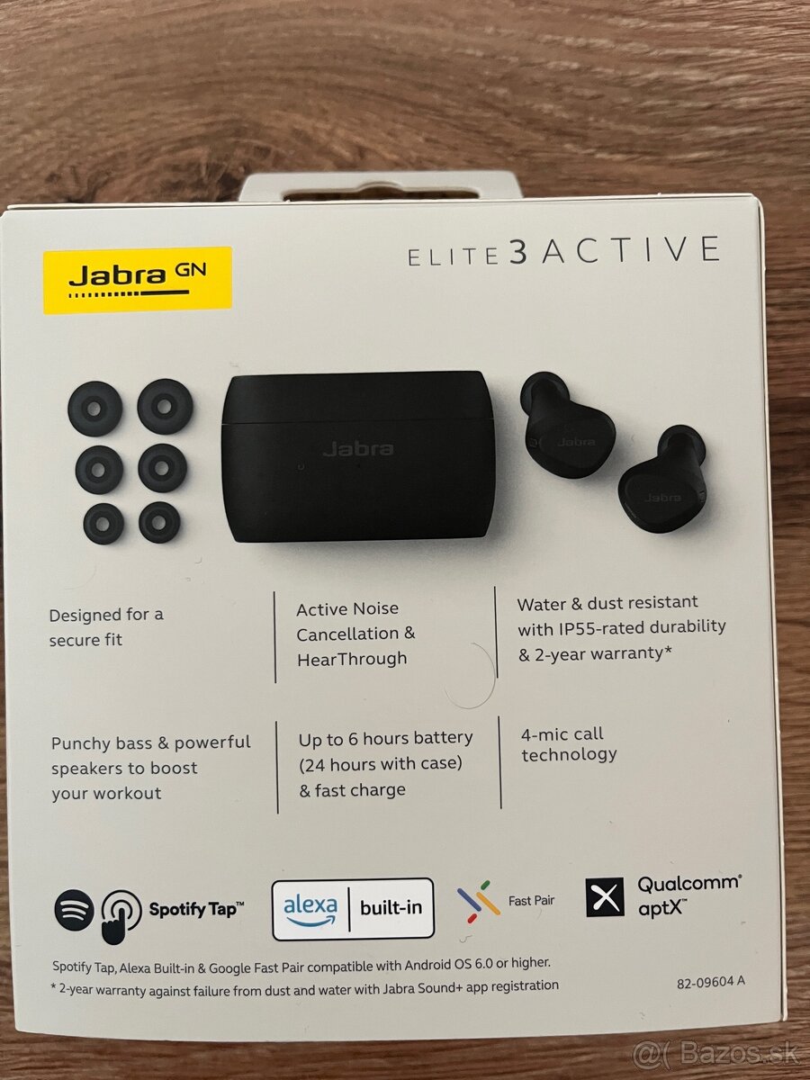 Bezdrôtové Slúchadlá Jabra Elite 3 Active - 3