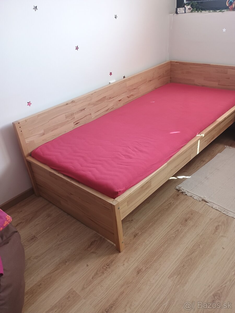 Predám bukovú posteľ - 3