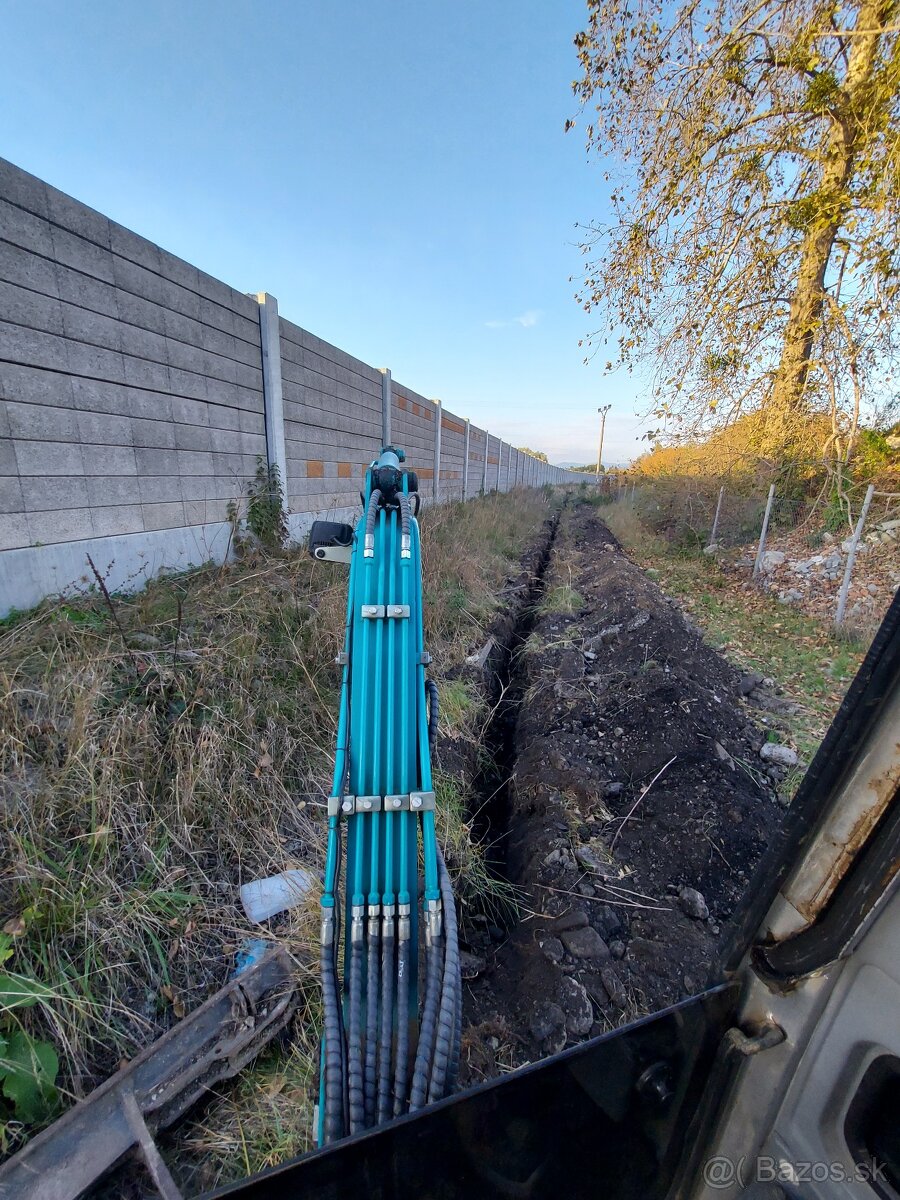 Vykopové práce minibágrom - 3