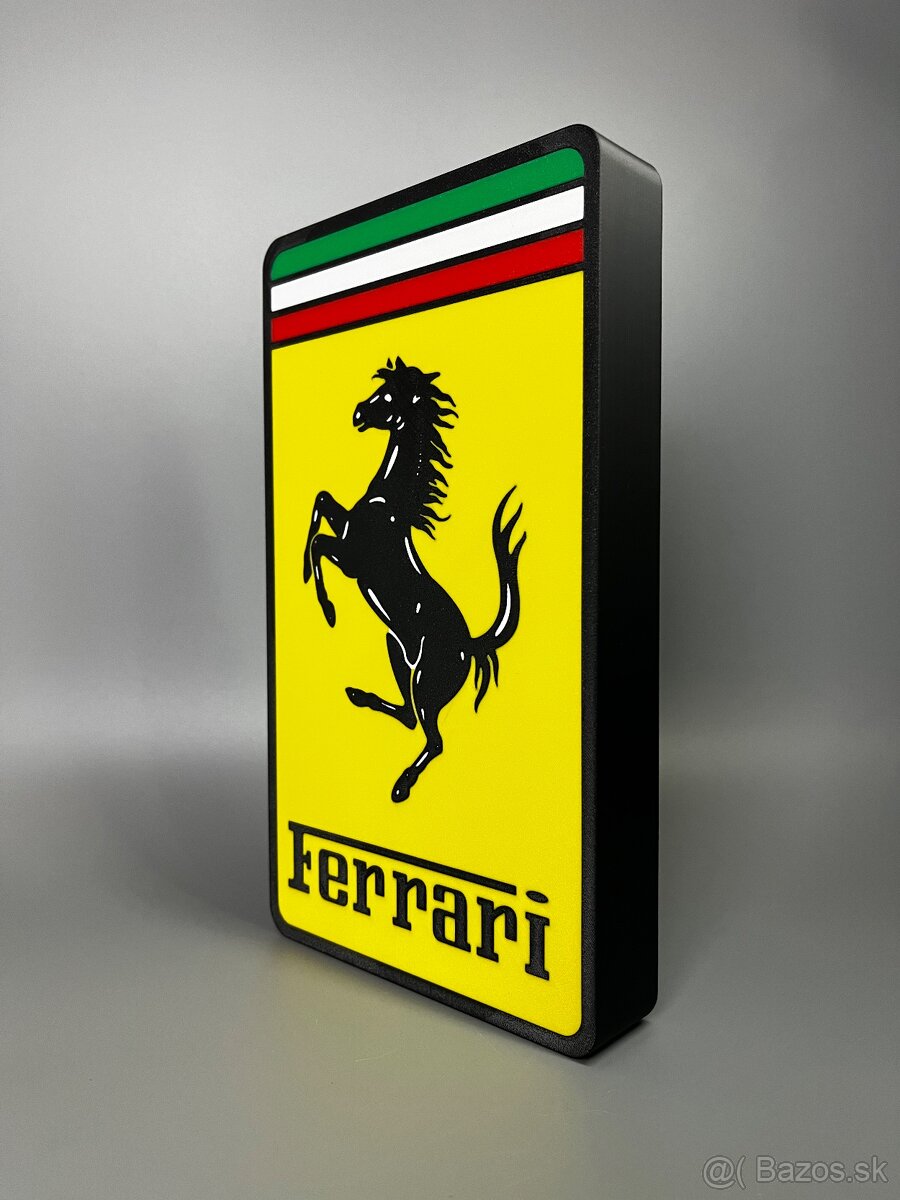 Ferrari LED logo lampa - 3