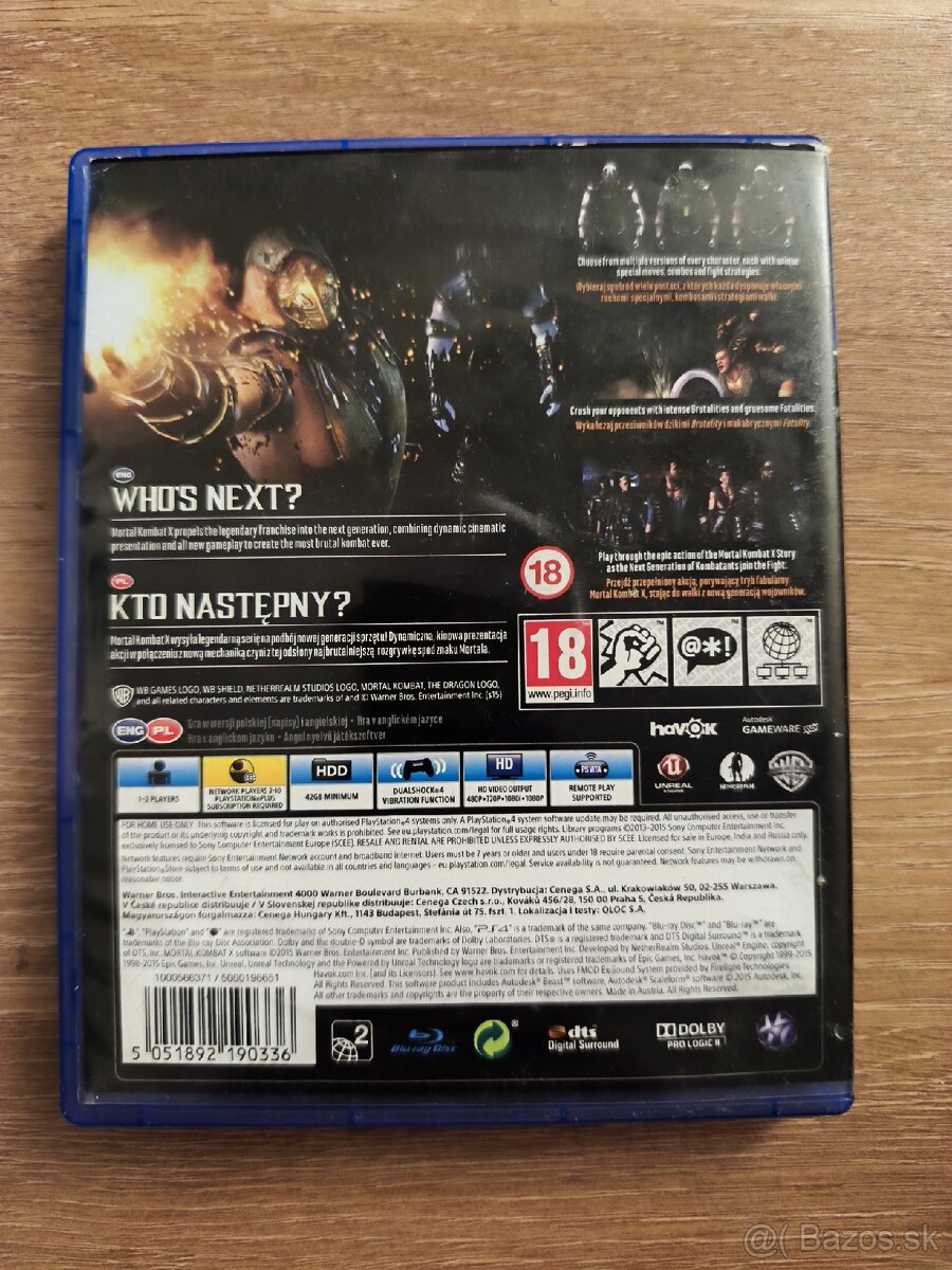 Mortal Kombat X – PS4 / PS5 hra (poškodený predný obal) - 3