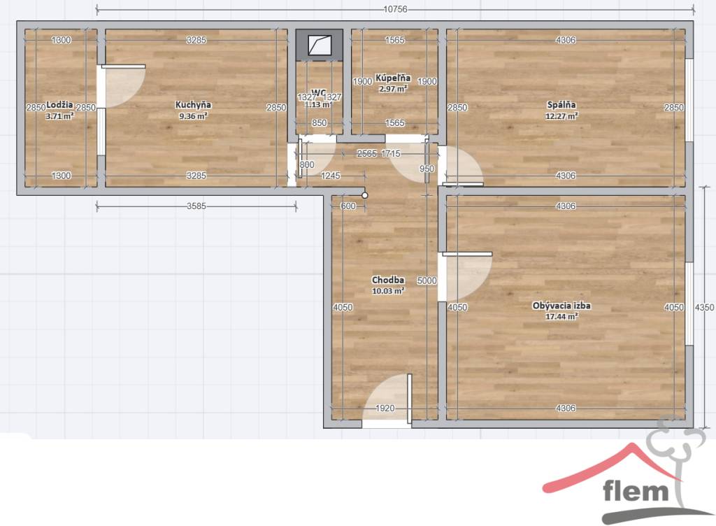 2-izbový byt na predaj, Vráble – sídl. Žitava, 53 m2 - 3
