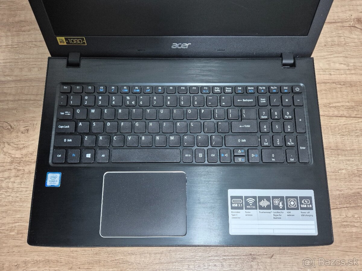 Acer Aspire E15 /Core i3-8130U/8GB RAM/FHD IPS/SSD+HDD - 3