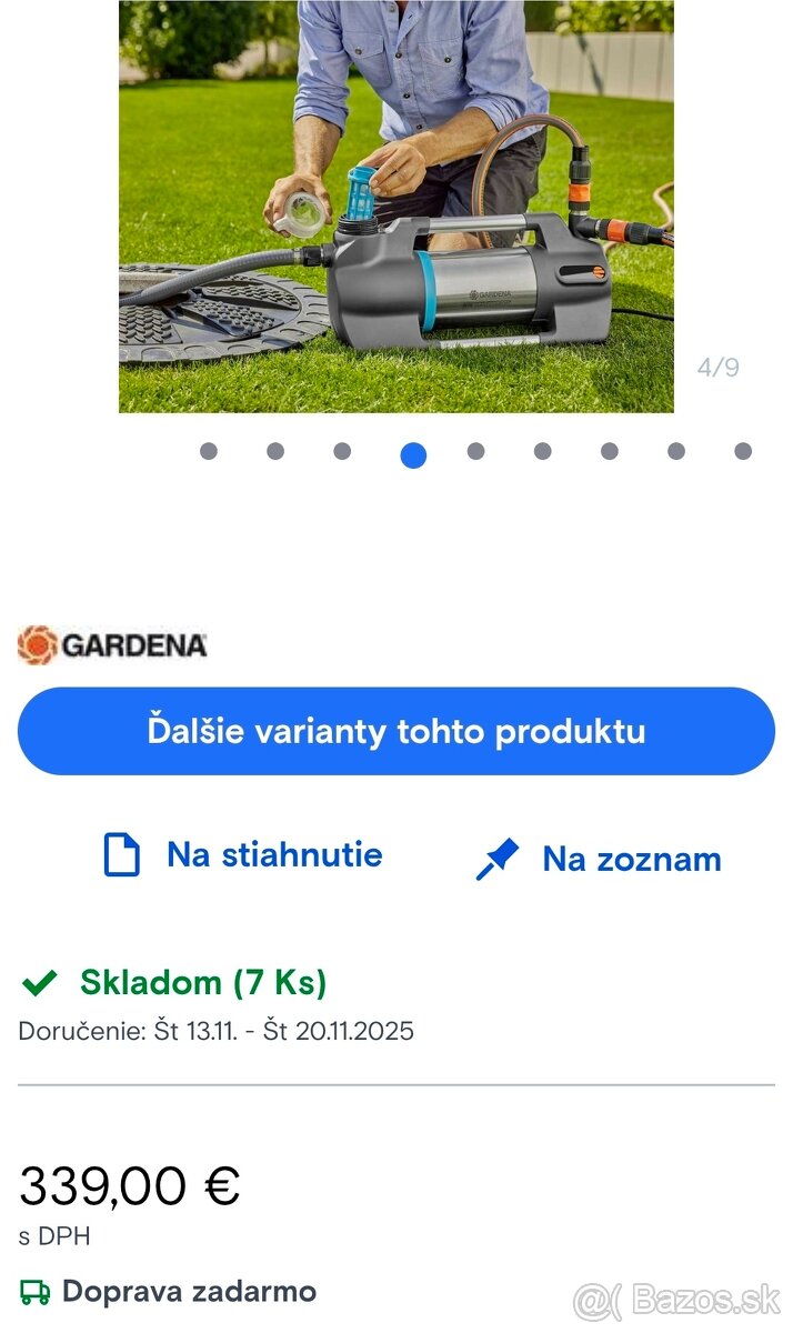 Cerpadlo gardena 6500 Bluetooth - 3