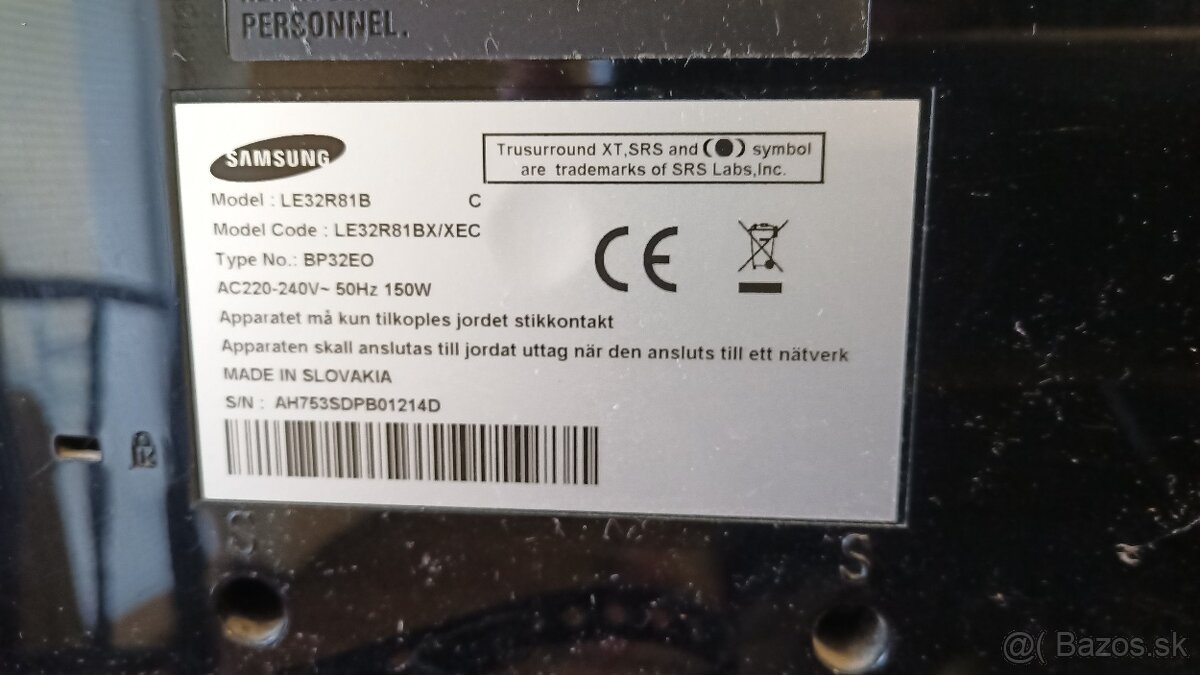 Predám starý LCD TV Samsung 32''. - 3