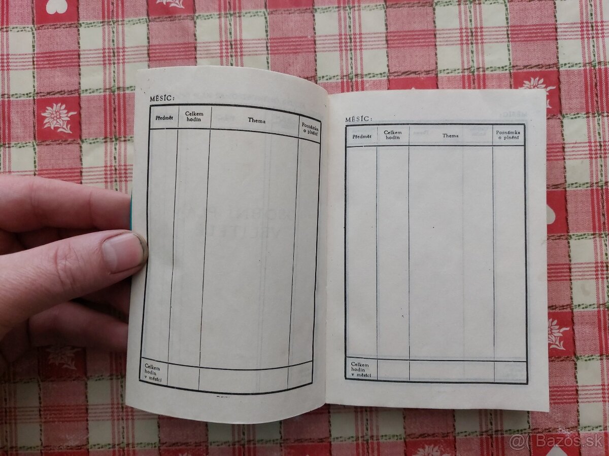 Osobný plán veliteľa – originálny vojenský zápisník ČSĽA - 3