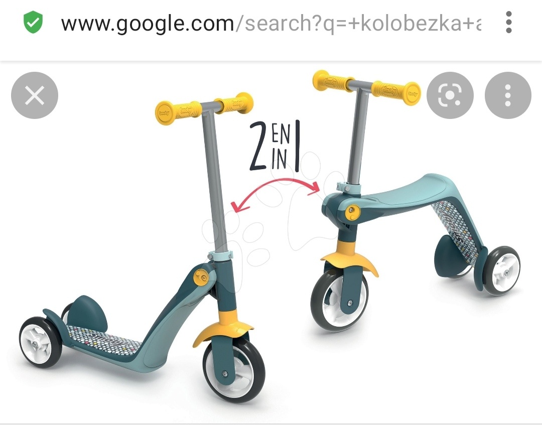 Kolobezka a odrazadlo 2v1 - 3