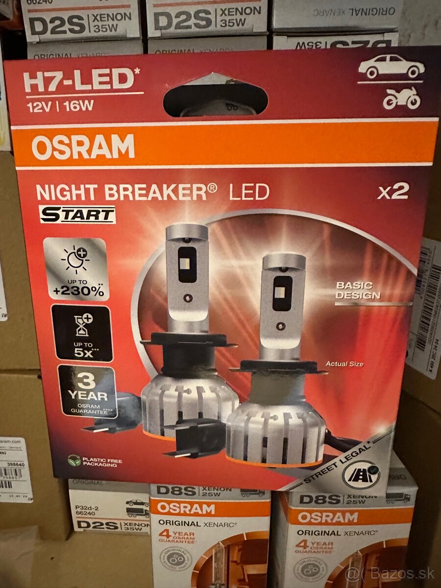Nove so zarukou Osram LED, Osram vybojky, halogen - 3