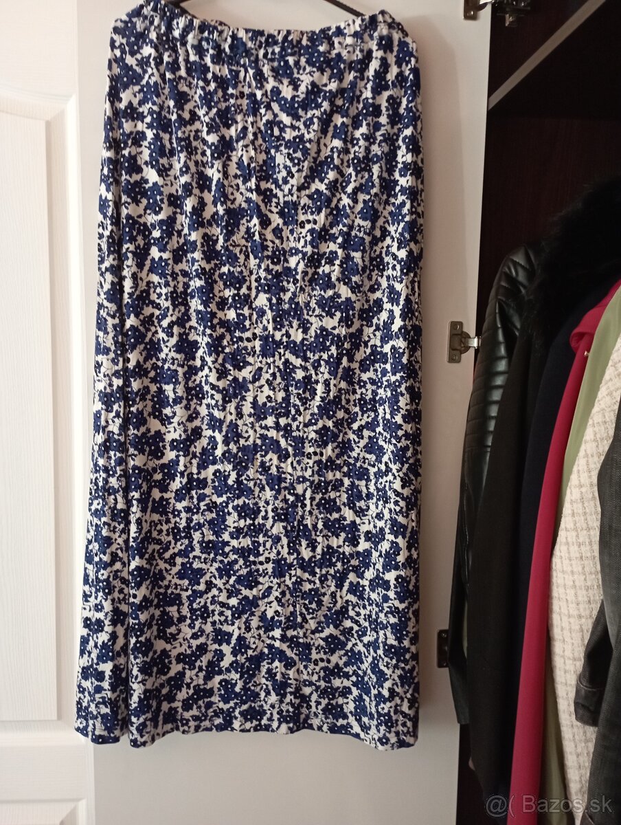 Maxisukňa Esmara biela / modrá - 3