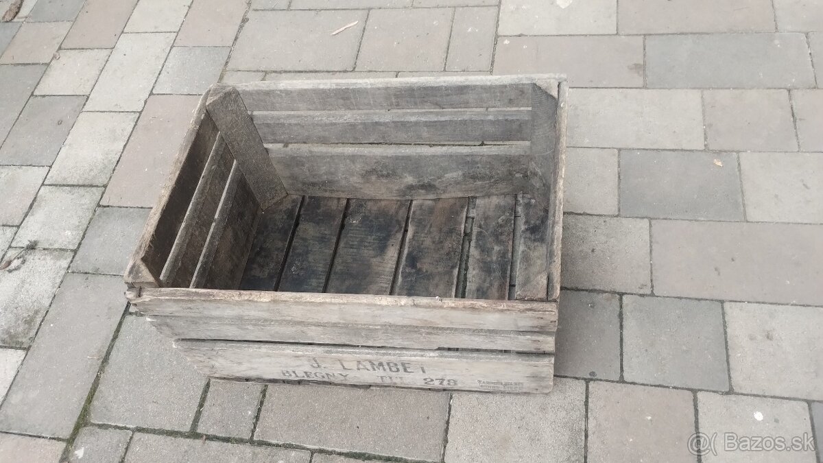 Staré drevené prepravky - 3