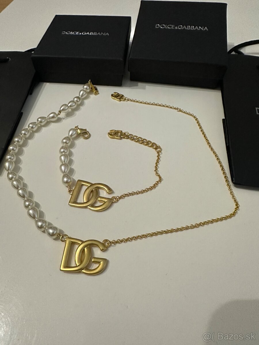 Nová sada náhrdelníka a náramku D&G - 3