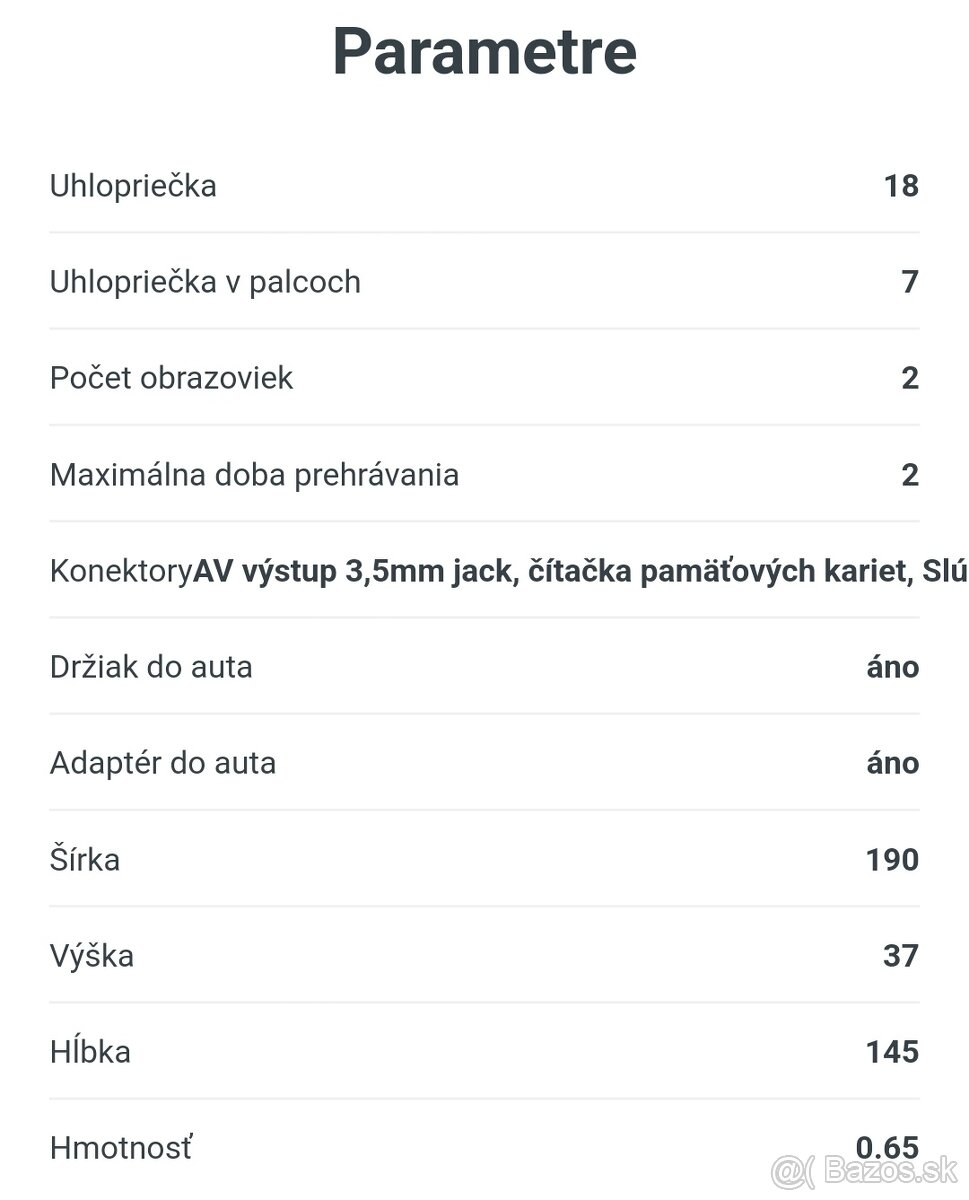 Sencor SPV7768TD - DVD prehrávač s digitálnym TV tunerom - 3