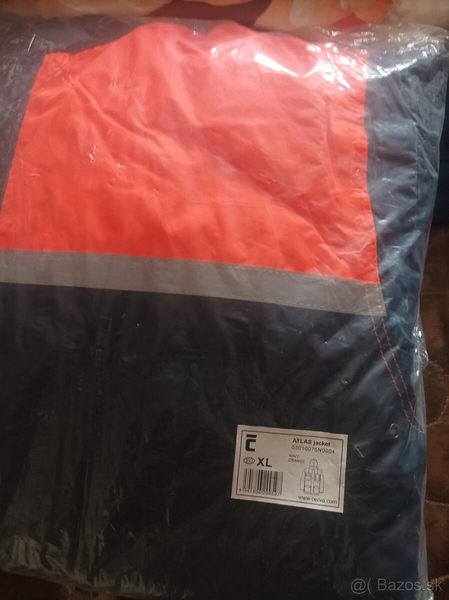 Reflexná zateplená pracovná bunda - 3