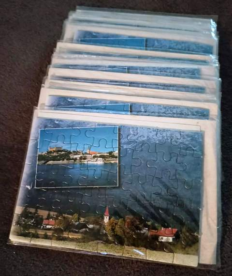 Puzzle pohľadnica s obálkou - 3