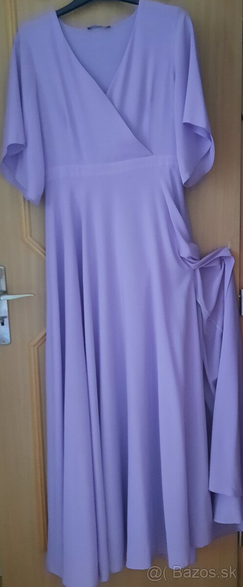 FIALOVÉ/LEVANDULOVÉ dlhé šaty - 3