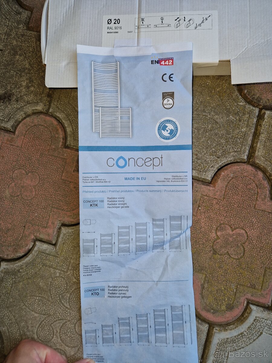 Kúpeľňový radiátor CONCEPT 100 KTK - 3