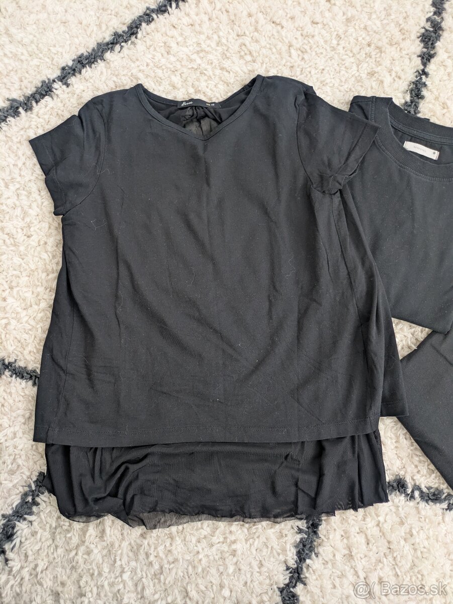 Balík čiernych tričiek - 3